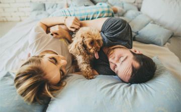 Cuando compartir la cama con tu mascota causa problemas de pareja