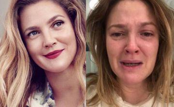 Drew Barrymore comparte su lado más real en redes